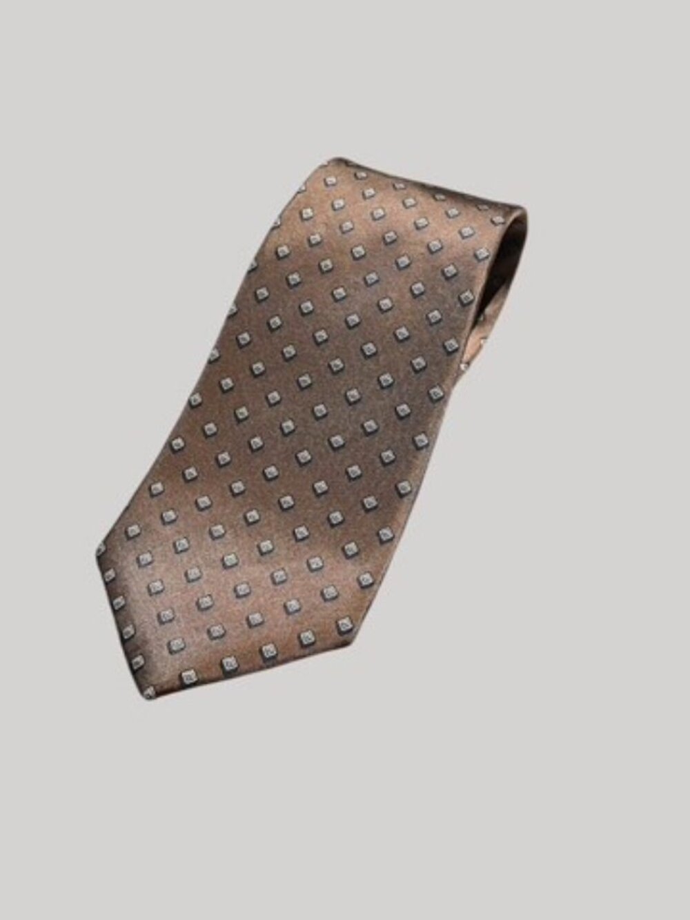 Christian Dior 100% Silk Men's Tie Geometric Made in USA - Picture 2 of 4